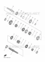 TRANSMISSIE voor Yamaha YZ 250 FX 2020