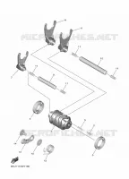 SCHAKELWALS voor Yamaha YZ 250 FX 2020