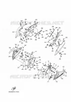 ZIJKUIPDEEL voor Yamaha MT-09 ABS 2020