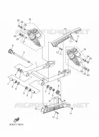 ACHTERBRUG / SCHOKBREKER voor Yamaha BOLT R-SPEC 2020