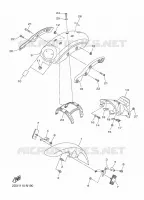 SPATBORD voor Yamaha BOLT R-SPEC 2020