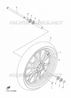 VOORWIEL voor Yamaha BOLT R-SPEC 2020