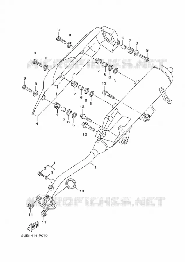 UITLAAT Yamaha SCOOTER 125 2020 BWS  YW125L