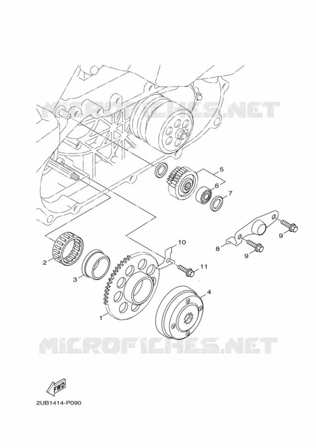 STARTMOTOR Yamaha SCOOTER 125 2020 BWS  YW125L