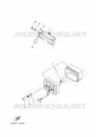 ACHTERLICHT voor Yamaha KODIAK 700 2024