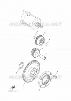 STARTMOTOR KOPPELINGS voor Yamaha KODIAK 700 2024
