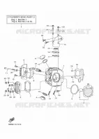 CILINDERKOP voor Yamaha GRIZZLY 90 2024