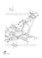 FRAME voor Yamaha GRIZZLY 90 2024