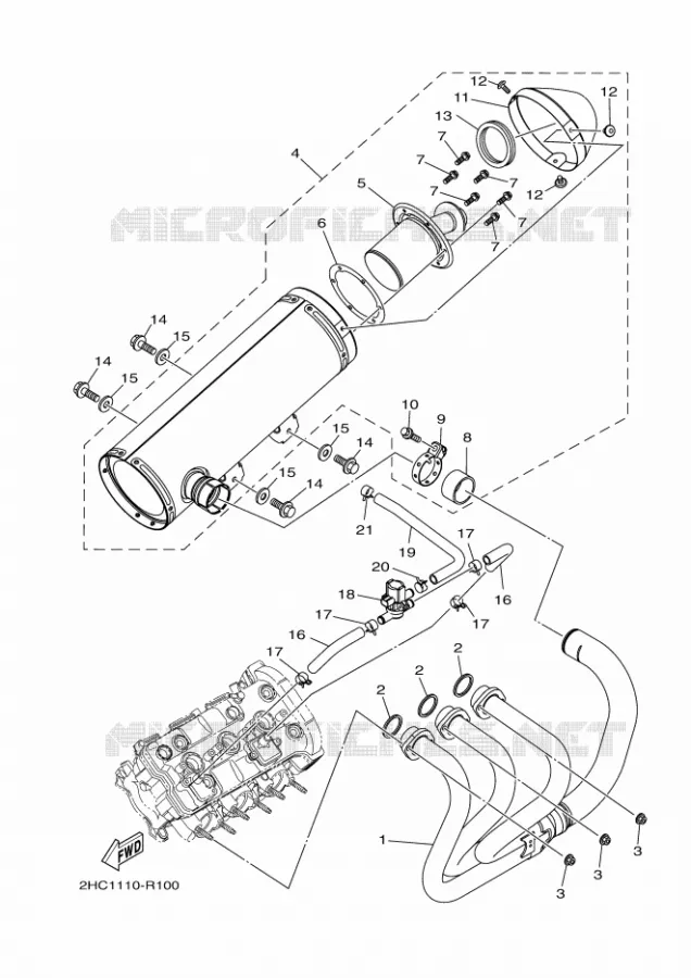UITLAAT Yamaha SIDE BY SIDE 1000 2024 YXZ  YX10ZXPSR / YXZ1000ETS