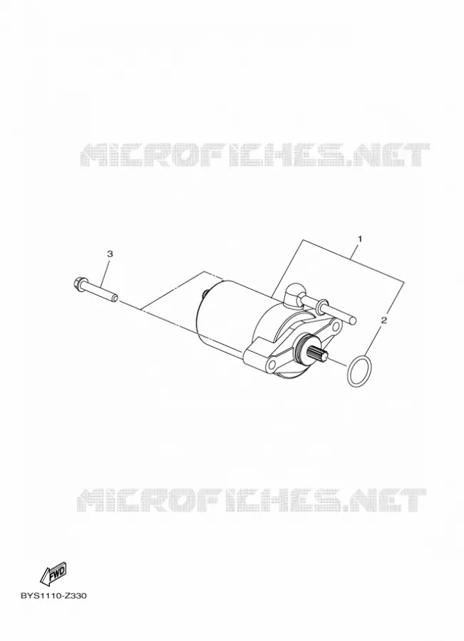 STARTMOTOR Yamaha QUAD 110 2024 RAPTOR  YF11RR / YFM110R