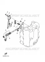 ELECTRISCH 3 voor Yamaha 40V Manual Starter, Tiller Handle, Manual Tilt, Oil Injection, Shaft 15