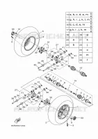 ACHTERWIEL voor Yamaha KODIAK 450 EPS SE 2024