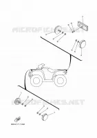 ELECTRISCH 2 voor Yamaha KODIAK 450 EPS SE 2024