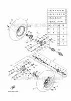 ACHTERWIEL voor Yamaha KODIAK 450 EPS 2024