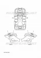 STICKER voor Yamaha KODIAK 450 EPS 2024
