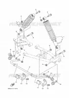 ACHTER SCHOKBREKER voor Yamaha KODIAK 450 2024