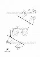 ELECTRISCH 2 voor Yamaha KODIAK 450 2024
