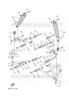 OPHANGING / WIEL VOOR voor Yamaha KODIAK 450 2024