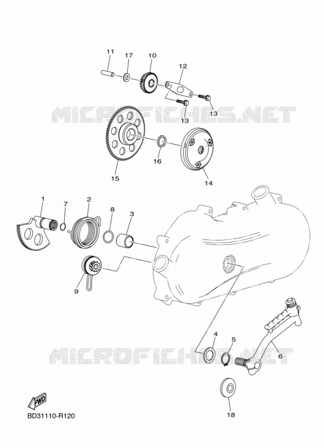 STARTMOTOR Yamaha QUAD 90 2023 RAPTOR  YF09RP / YFM90R
