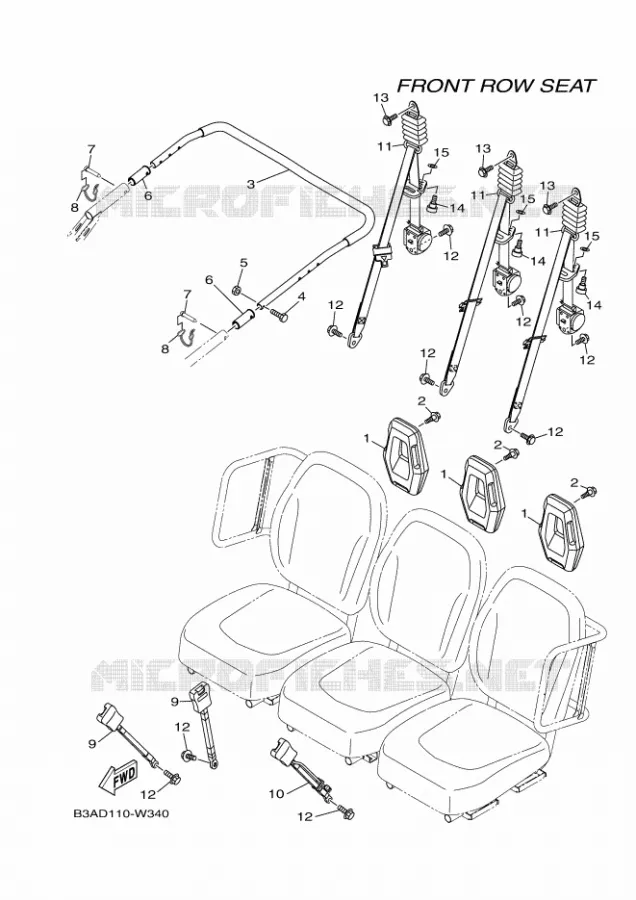 ZADEL 2 Yamaha SIDE BY SIDE 700 2023 VIKING  YX70CPP / YXC700E