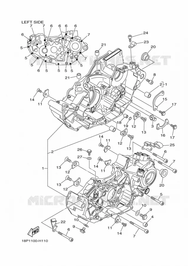 CARTERDELEN Yamaha QUAD 450 2023 YFZ  YF45ZP