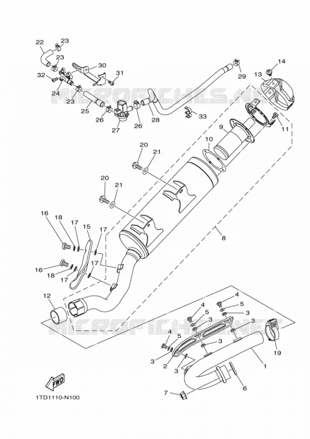 UITLAAT Yamaha QUAD 450 2023 YFZ  YF45ZP