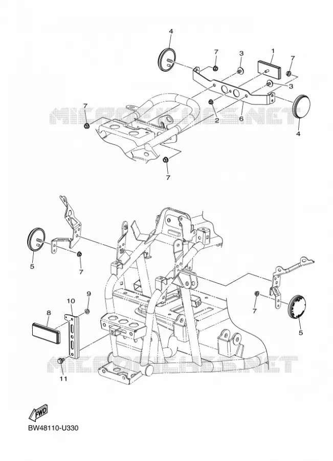 ELECTRISCH 2 Yamaha QUAD 50 2023 YFZ  YF05ZP