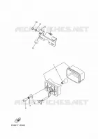 ACHTERLICHT voor Yamaha KODIAK 700 2022
