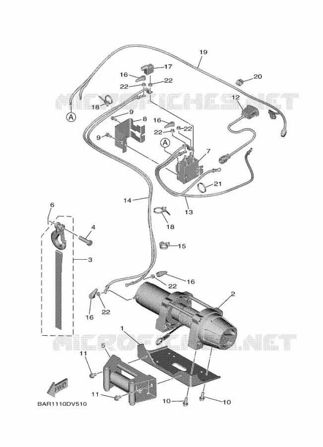 LIER Yamaha SIDE BY SIDE 850 2022 WOLVERINE  YX85FPSN / YXF850ES