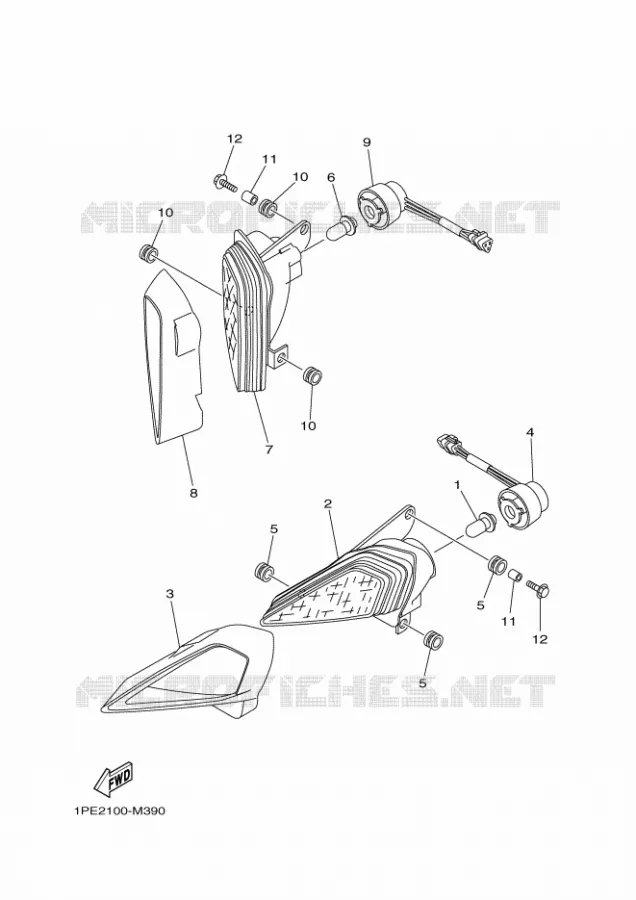 KOPLAMP Yamaha QUAD 700 2022 RAPTOR  YF70RSN / YFM700R