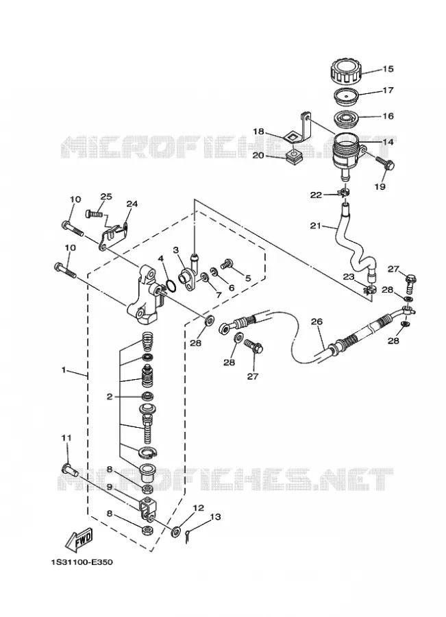 REMPOMP ACHTER Yamaha QUAD 700 2022 RAPTOR  YF70RSN / YFM700R