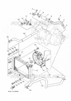 RADIATEUR / SLANG voor Yamaha KODIAK 450 2022