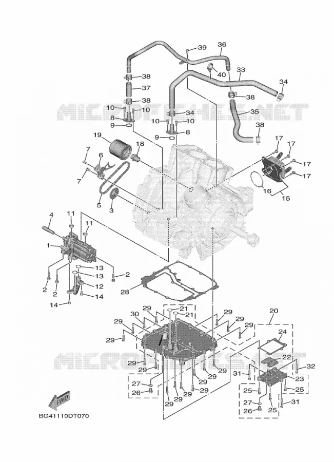 OLIEPOMP Yamaha SIDE BY SIDE 850 2021 WOLVERINE  YX85EPSM / YXE850ENS