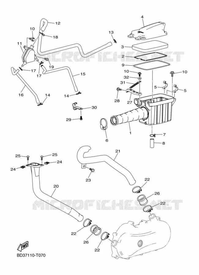 INLAAT Yamaha QUAD 90 2021 RAPTOR  YF09RM / YFM90R