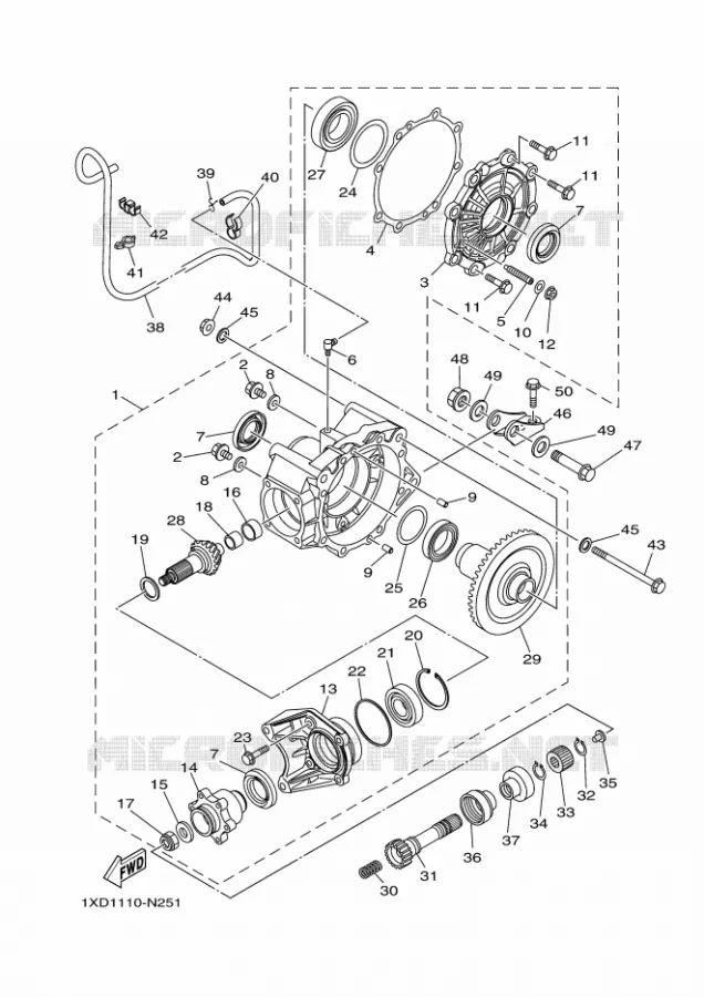 AANDRIJFAS Yamaha SIDE BY SIDE 700 2021 VIKING  YX70CPM / YXC700E