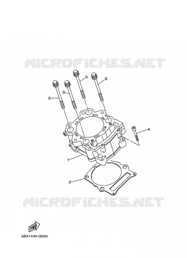 CILINDER Yamaha SIDE BY SIDE 700 2020 VIKING  YX70MPAL / YXM700E
