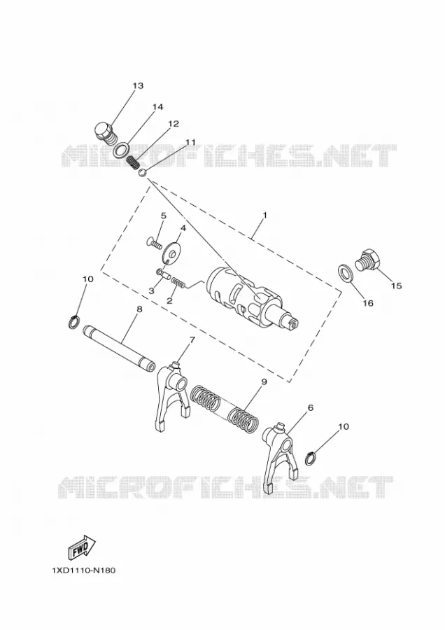 SCHAKELWALS Yamaha SIDE BY SIDE 700 2020 VIKING  YX70MPSL / YXM700ES