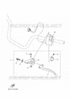 STUURSCHAKELAAR / HEVEL voor Yamaha KODIAK 700 EPS SE 2020