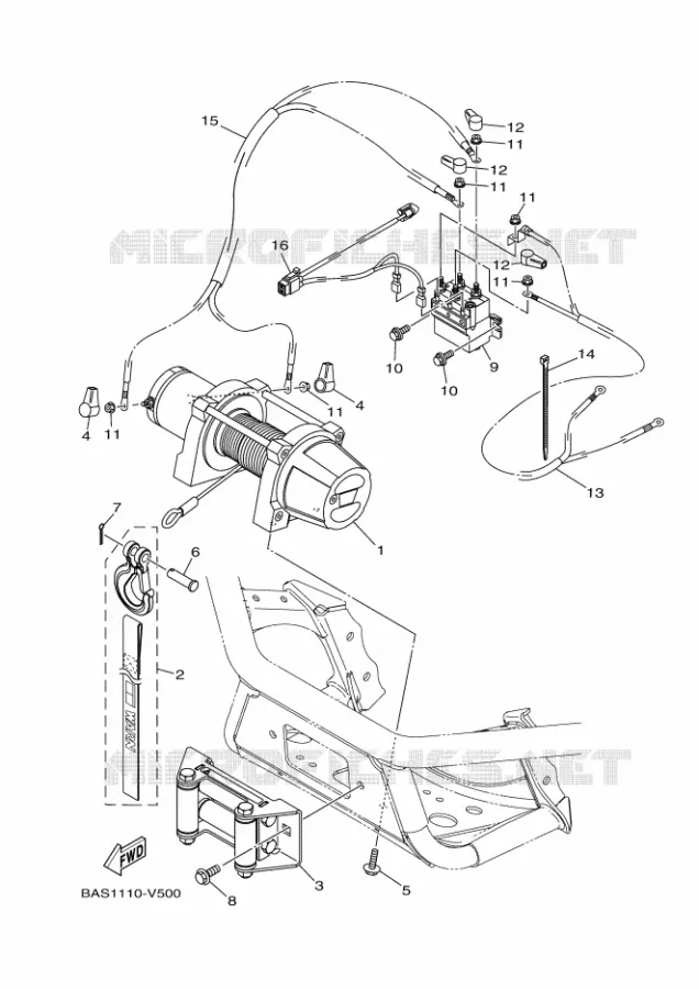 LIER Yamaha SIDE BY SIDE 1000 2020 YXZ  YX10ZXPSL / YXZ1000ETS