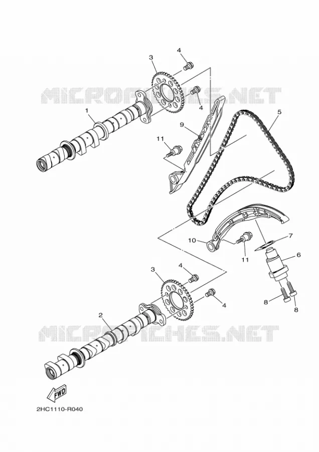 NOKKENAS / KETTING Yamaha SIDE BY SIDE 1000 2020 YXZ  YX10ZXPSL / YXZ1000ETS