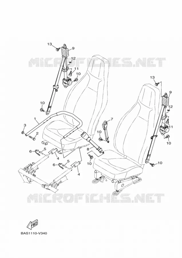 ZADEL 2 Yamaha SIDE BY SIDE 1000 2020 YXZ  YX10ZXPSL / YXZ1000ETS