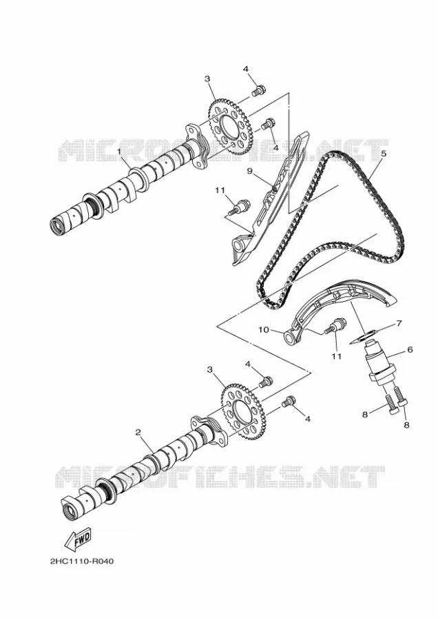 NOKKENAS / KETTING Yamaha SIDE BY SIDE 1000 2020 YXZ  YX10ZXPSL / YXZ1000ETS