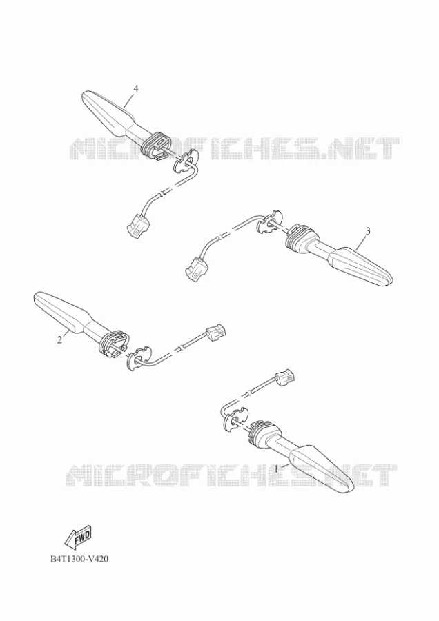 KNIPPERLICHT Yamaha MOTO 700 2025 TENERE  XTZ690D