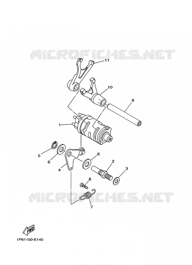 SCHAKELWALS Yamaha MOTO 50 2025 TTR  TT-R50E