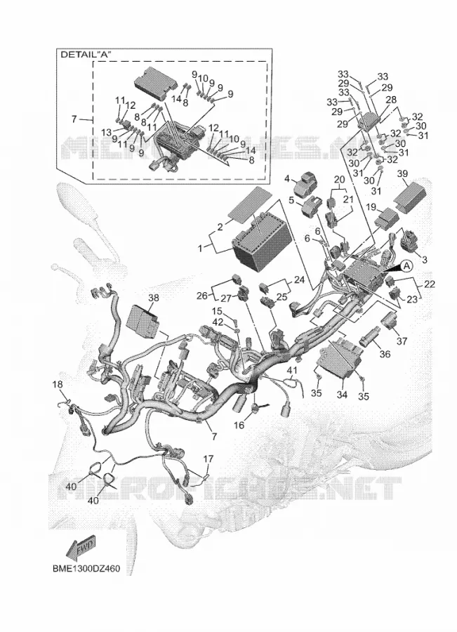 ELECTRISCH 1 Yamaha MOTO 900 2025 MT  MTN890