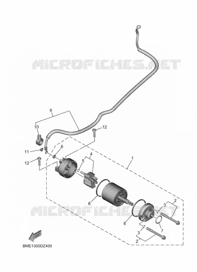 STARTMOTOR Yamaha MOTO 900 2025 MT  MTN890