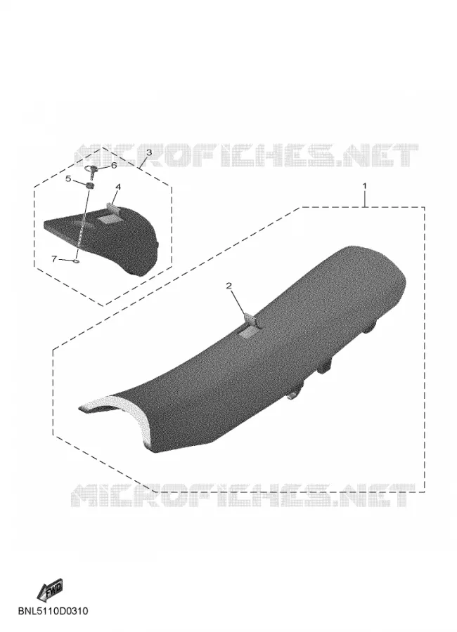 SELLE Yamaha MOTO 450 2025 WRF  WR450F