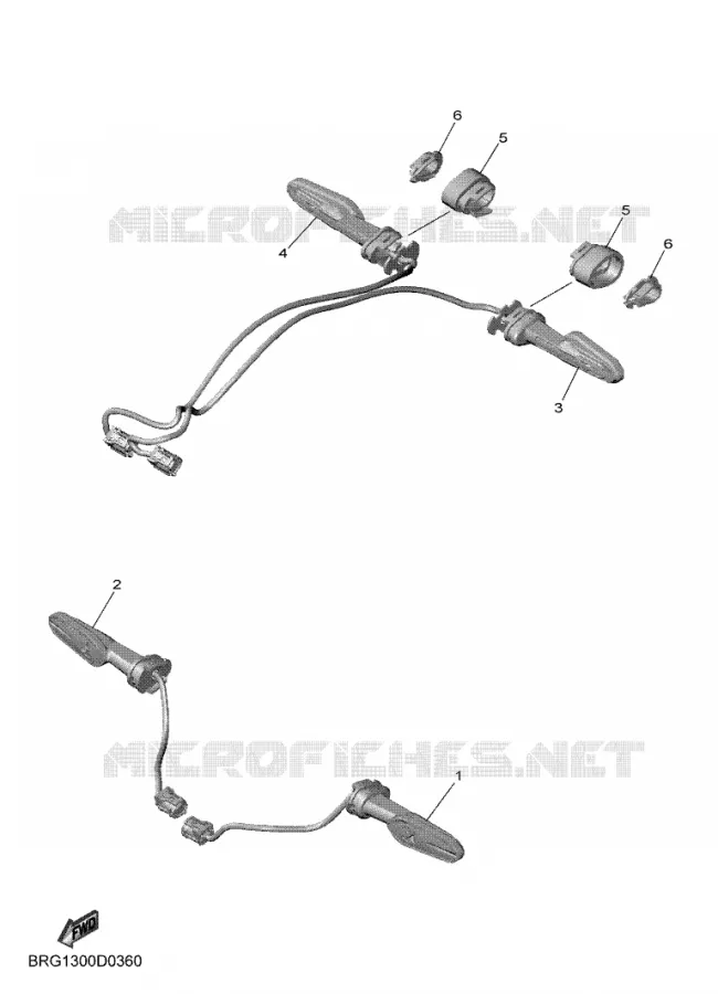 KNIPPERLICHT Yamaha MOTO 300 2025 MT  MTN320-A