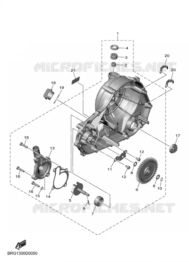 WATERPOMP / SLANGEN Yamaha MOTO 300 2025 MT  MTN320-A