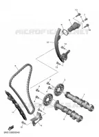 NOKKENAS / KETTING voor Yamaha MT-03 2025